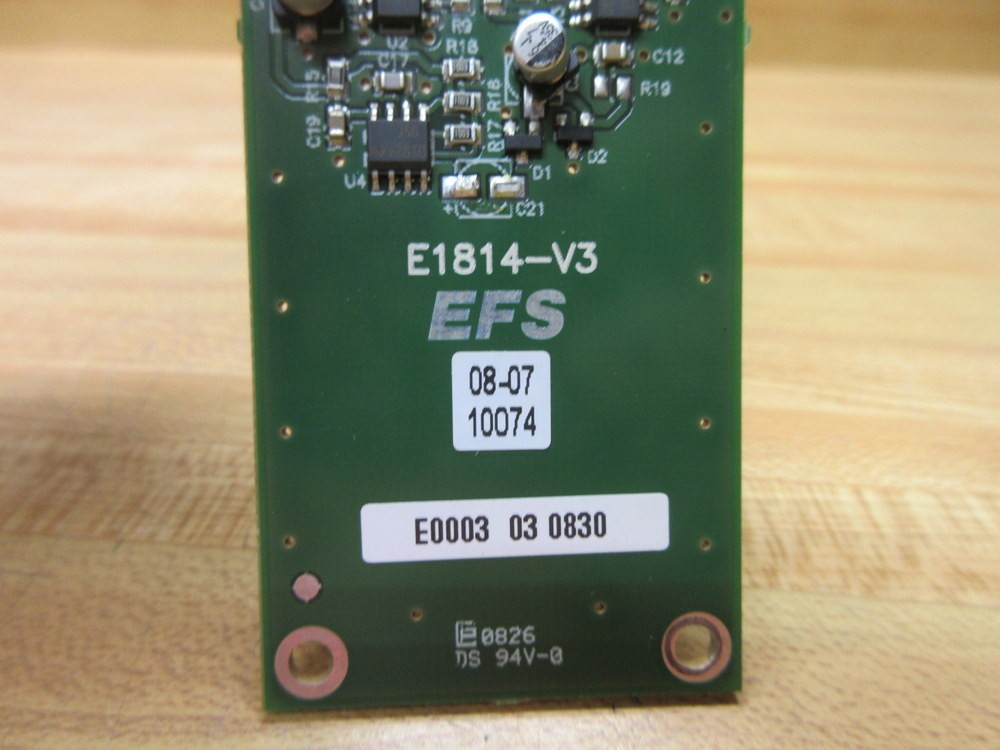 EFS E1814-V3 Circuit Board E0003 03 0830 W/Out Connector