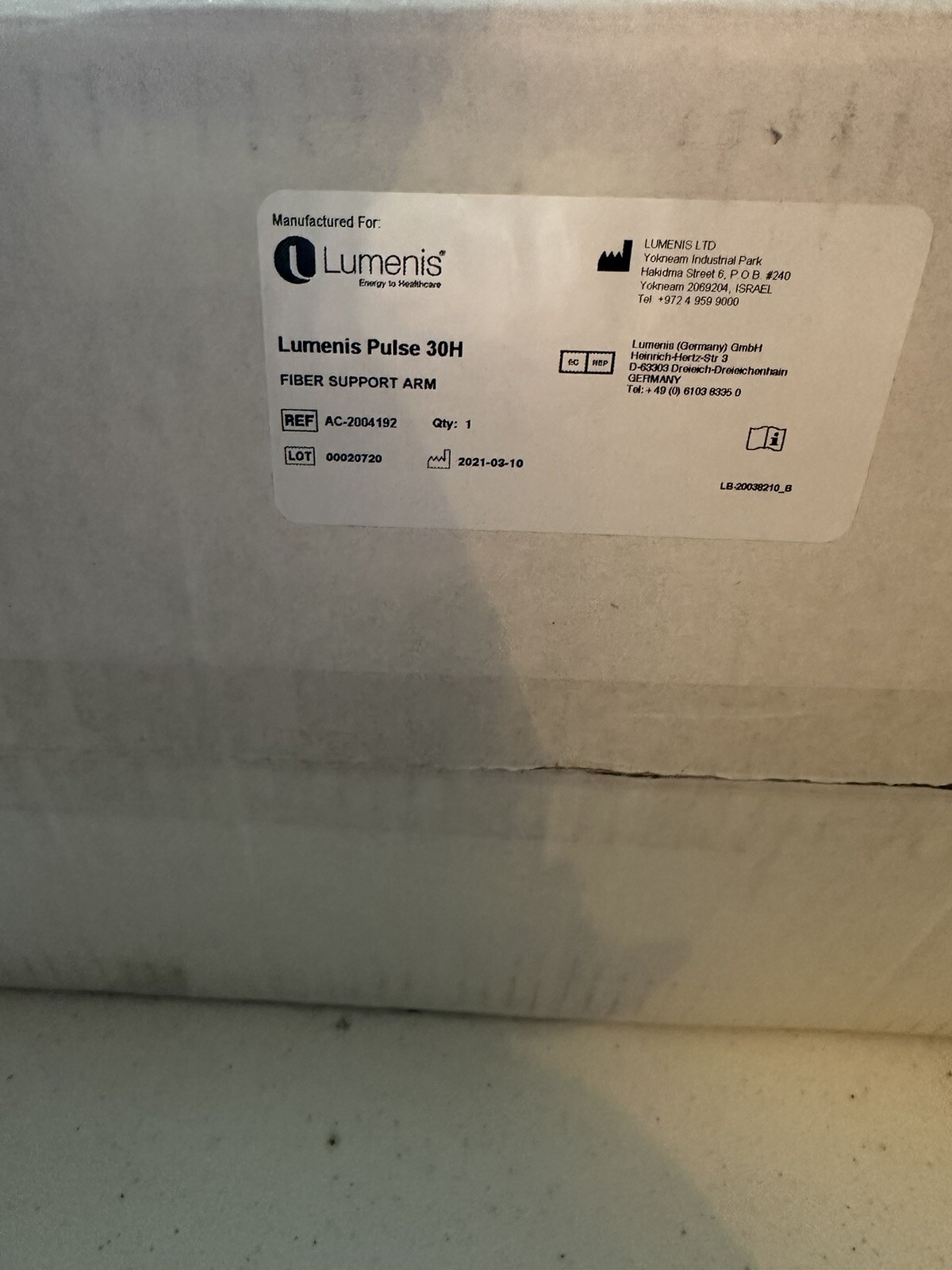 Lumenis Lumenis Pulse 30H Holmium Laser Extension Arm 2021