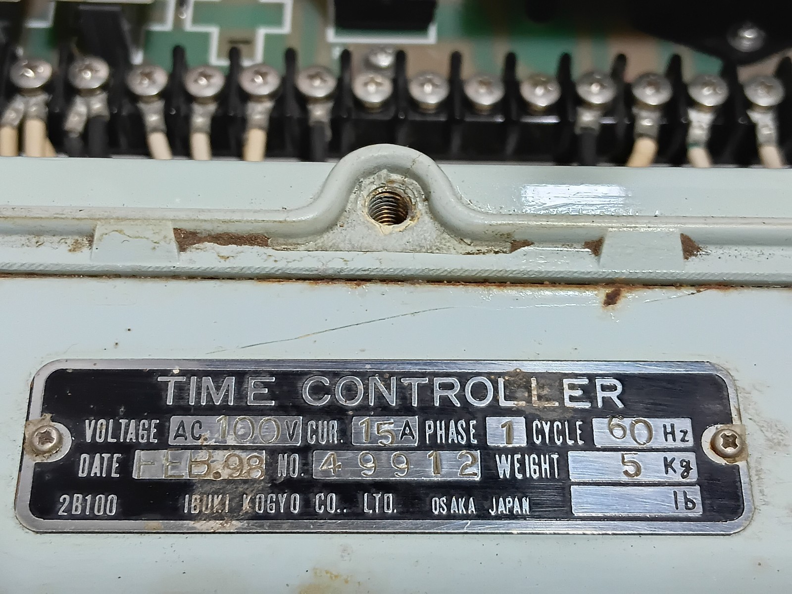Ibuki Kogyo Whistle Time Controller AC 100V 15A 60Hz Phase 1