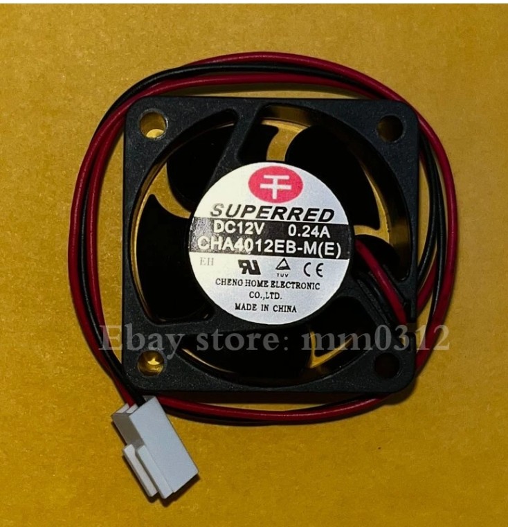 SUPERRED 4020 CHA4012EB-M(E) DC12V 0.24A 4CM ball fan