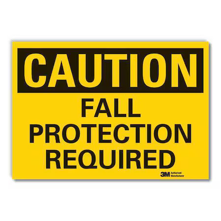 Lyle Lcu3-0292-Ed_14X10 Caution Sign, 14″W, 10″ H, 0.004″ Thickness,