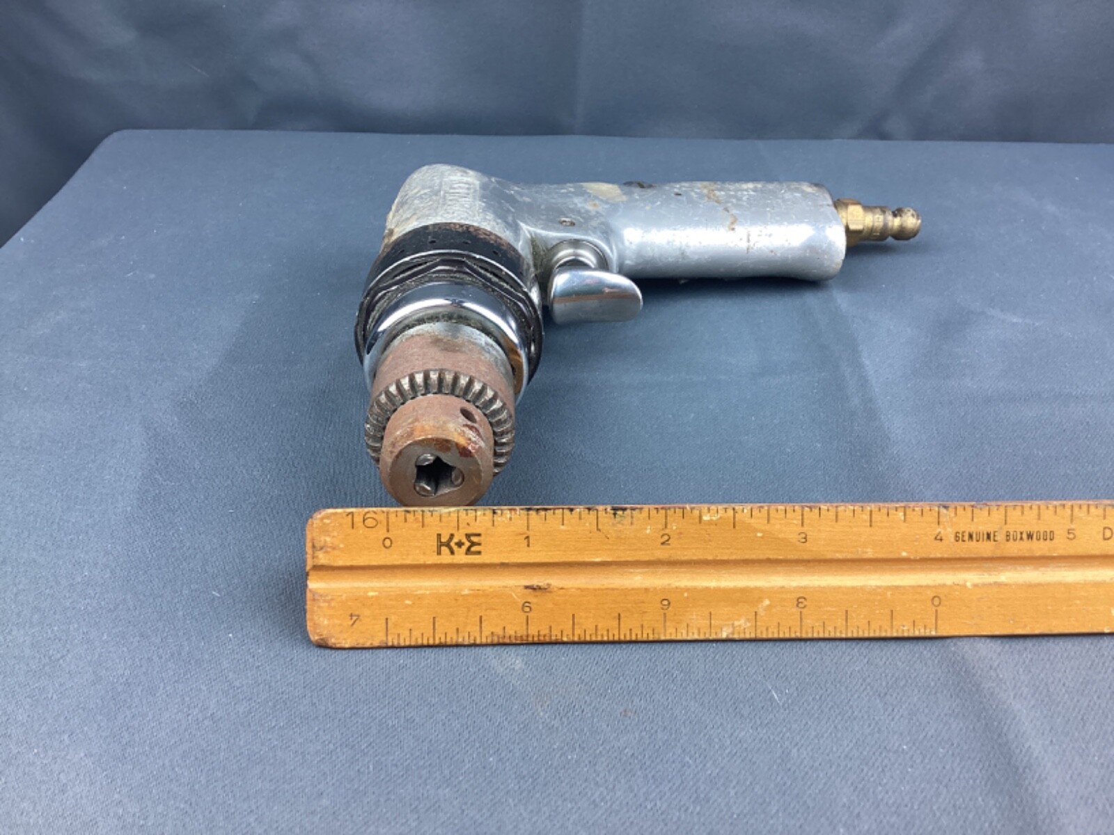 Vintage Stanley Model D30 P-45 rpm Air Pneumatic Drill Nutrunner 4500 rpm