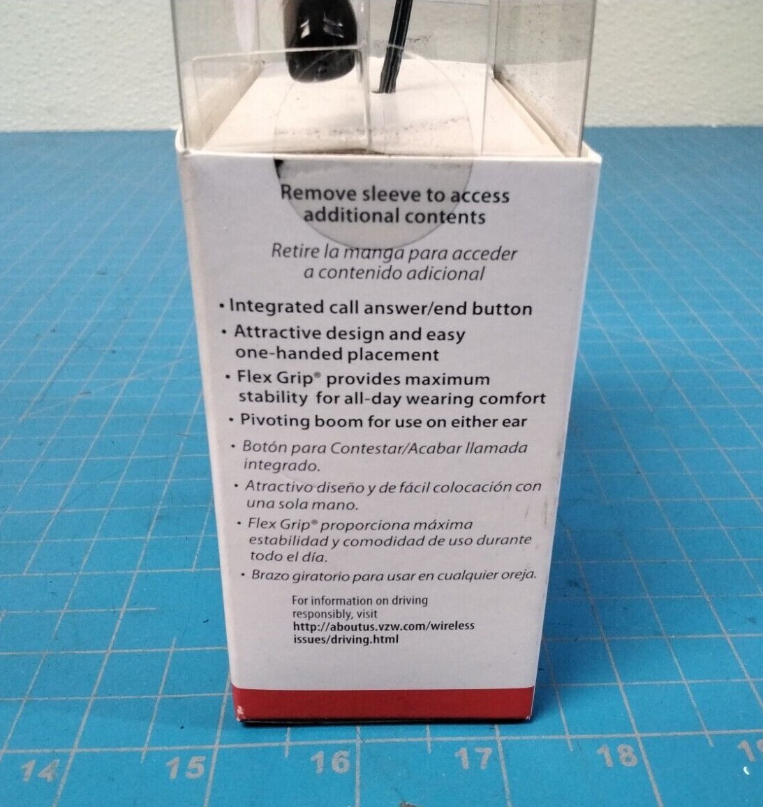 Verizon PLANFLXBOMT25 Plantronics Flex Boom Headset
