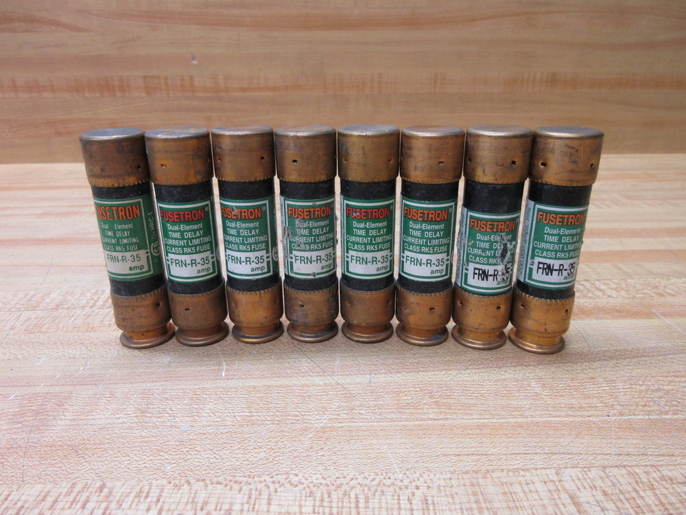 Fusetron FRN-R-35 Bussmann Fuse Cross Ref 4A452 (Pack of 8)