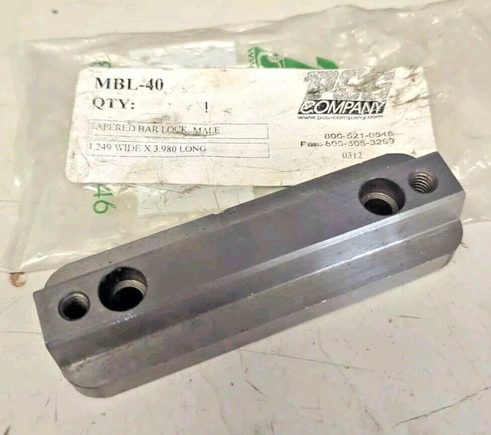 MBL-40 Taper Bar Lock – Male – Shock Resistant S-7 Tool Steel