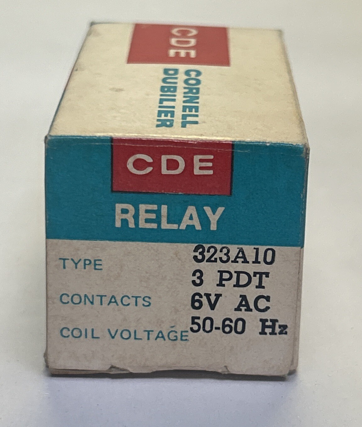 CORNELL-DUBILIER,323A10-6,RELAY NOS