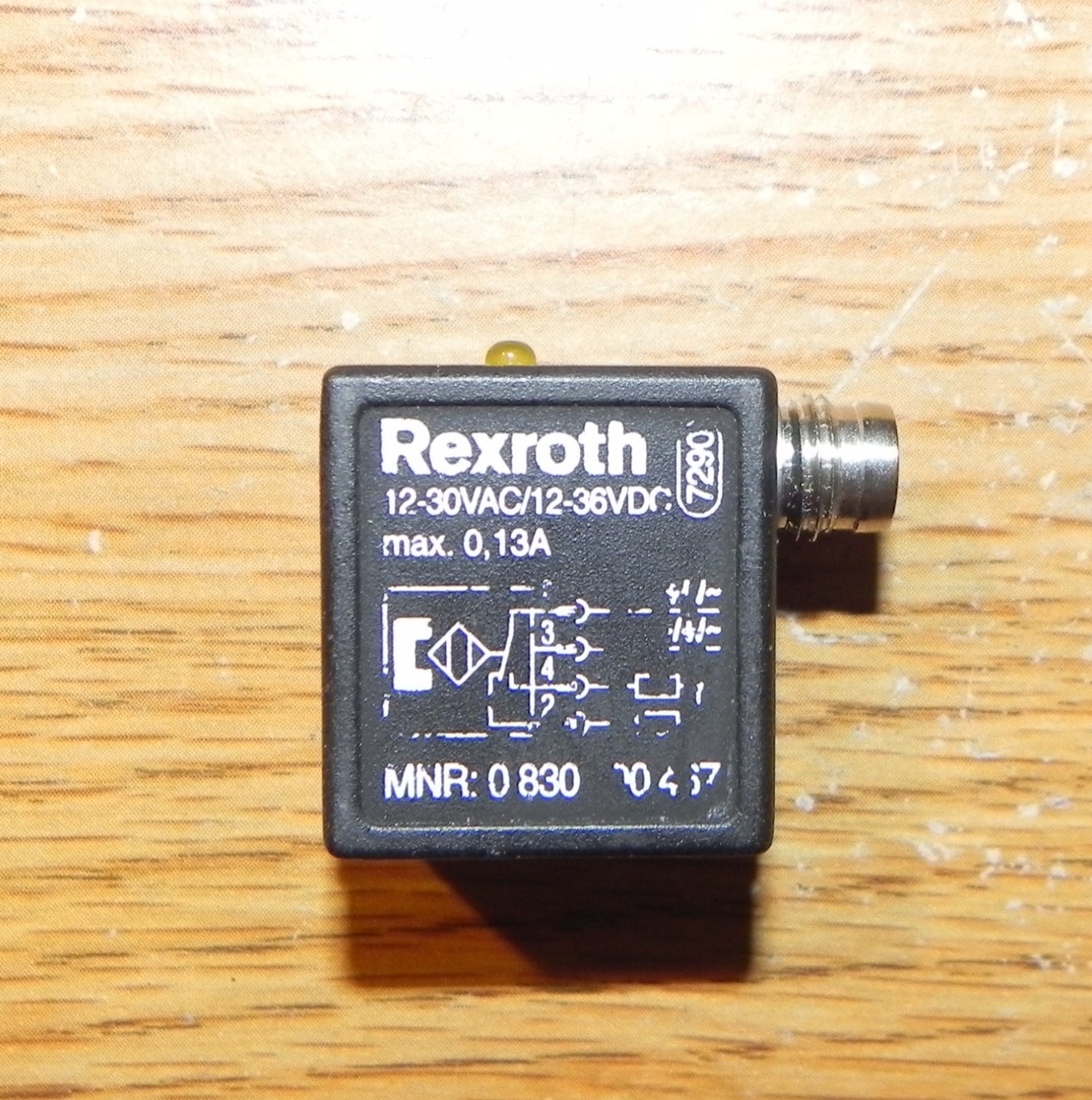 Rexroth MNR 0 830 100 467 sensor 12-30VAC/12-26VDC max 0,13A