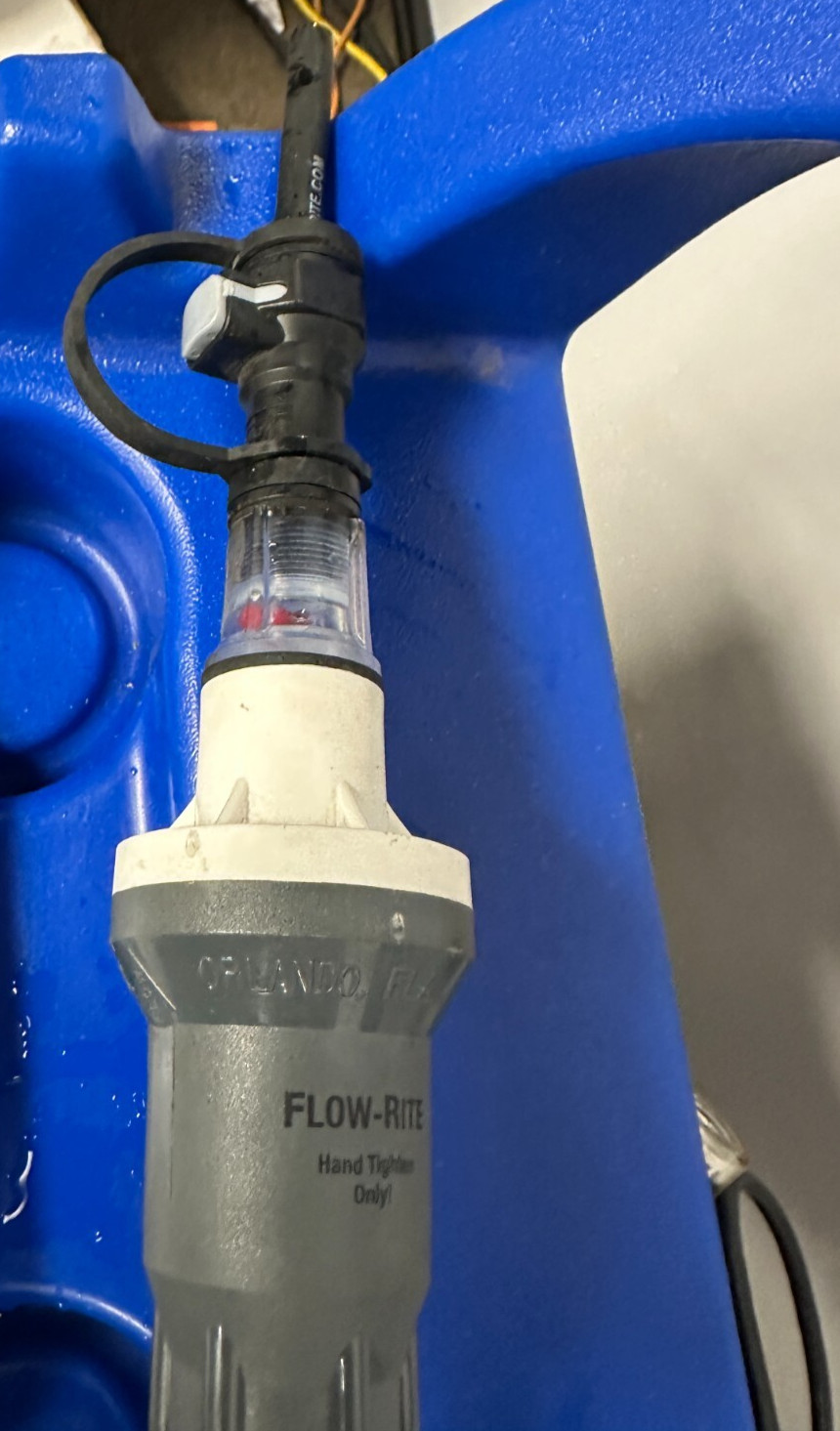 FLOW-RITE BA-MS-115 PORTABLE 12V DC WATERING CART INTERNAL PUMP BATTERY CHARGER