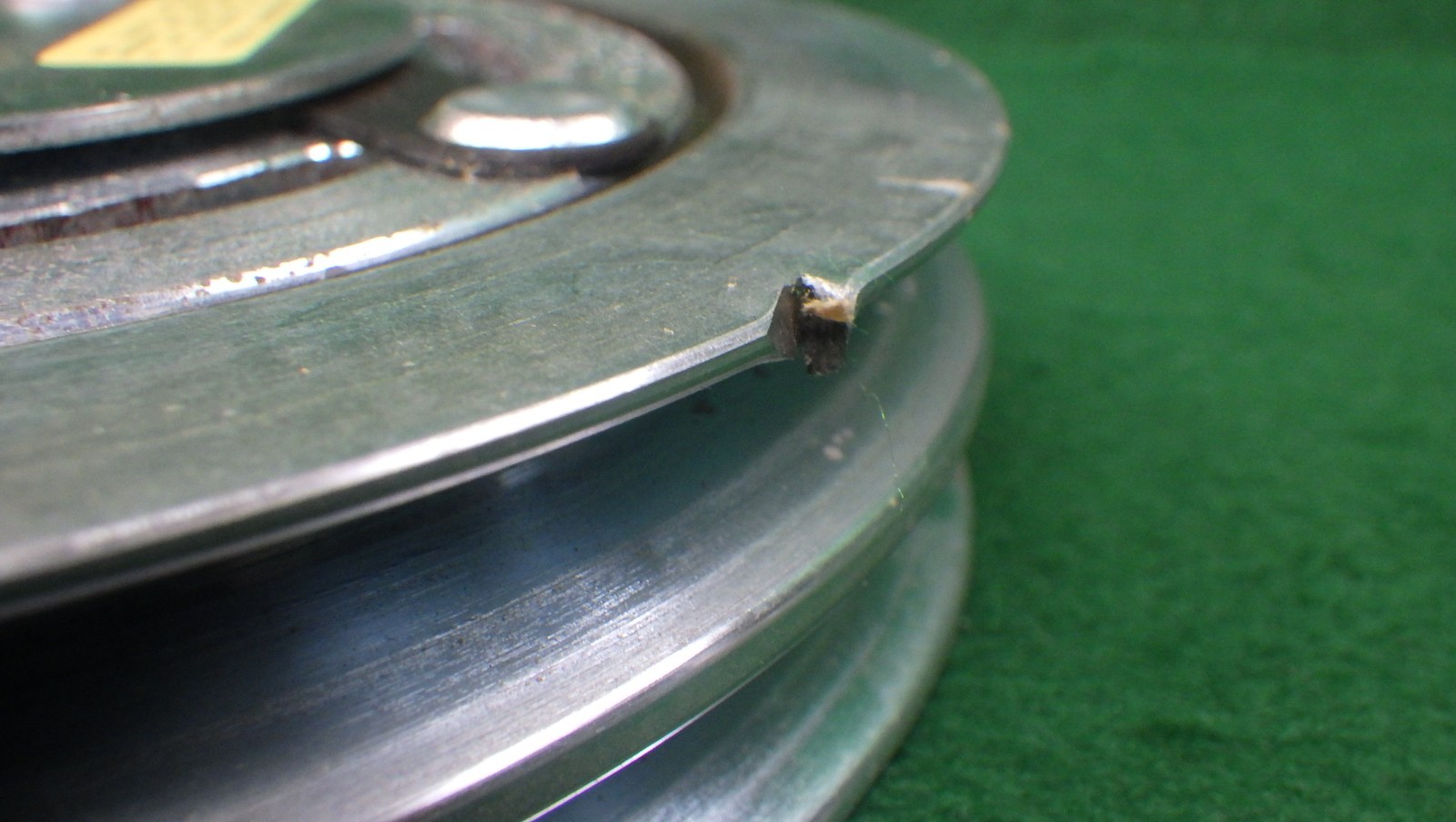 NOS Vintage Tennant 12V Electromagnetic Clutch Pulley 7″ Double-v Groove