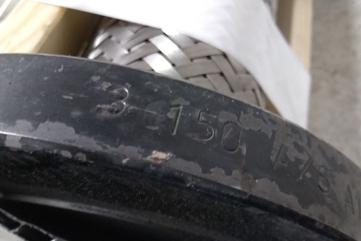 Hose Master G300FXFL180 3 In Inside Dia 18 In L Flexible Metal Hose Assembly