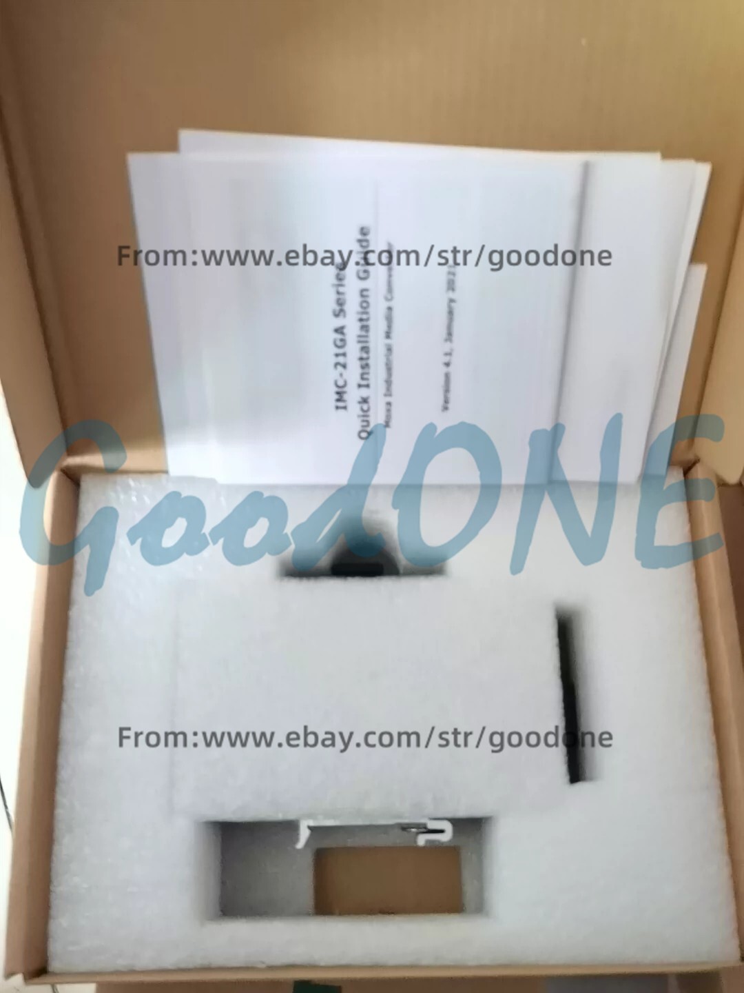 1PC NEW MOXA IMC-21GA-LX-SC-T Single-Mode Gigabit Wide-Temperature Transceiver