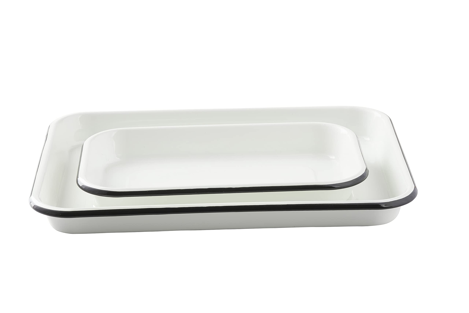 TableCraft 10347 White Enamel 1/4 Size Sheet Pan