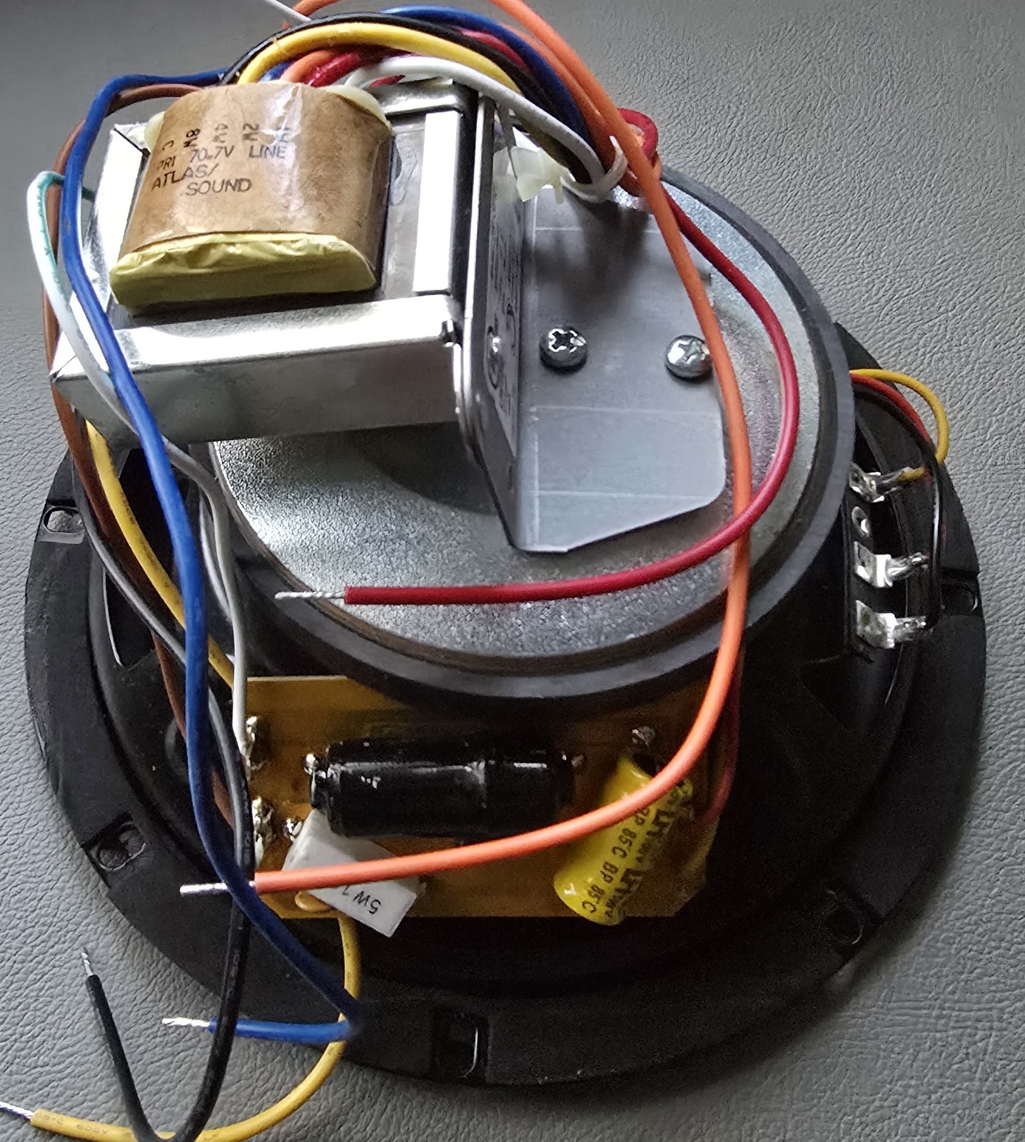 Lot of 3: Atlas Sound FA138T87 8-inch Coaxial Speakers With 8W 70.7V Transformer