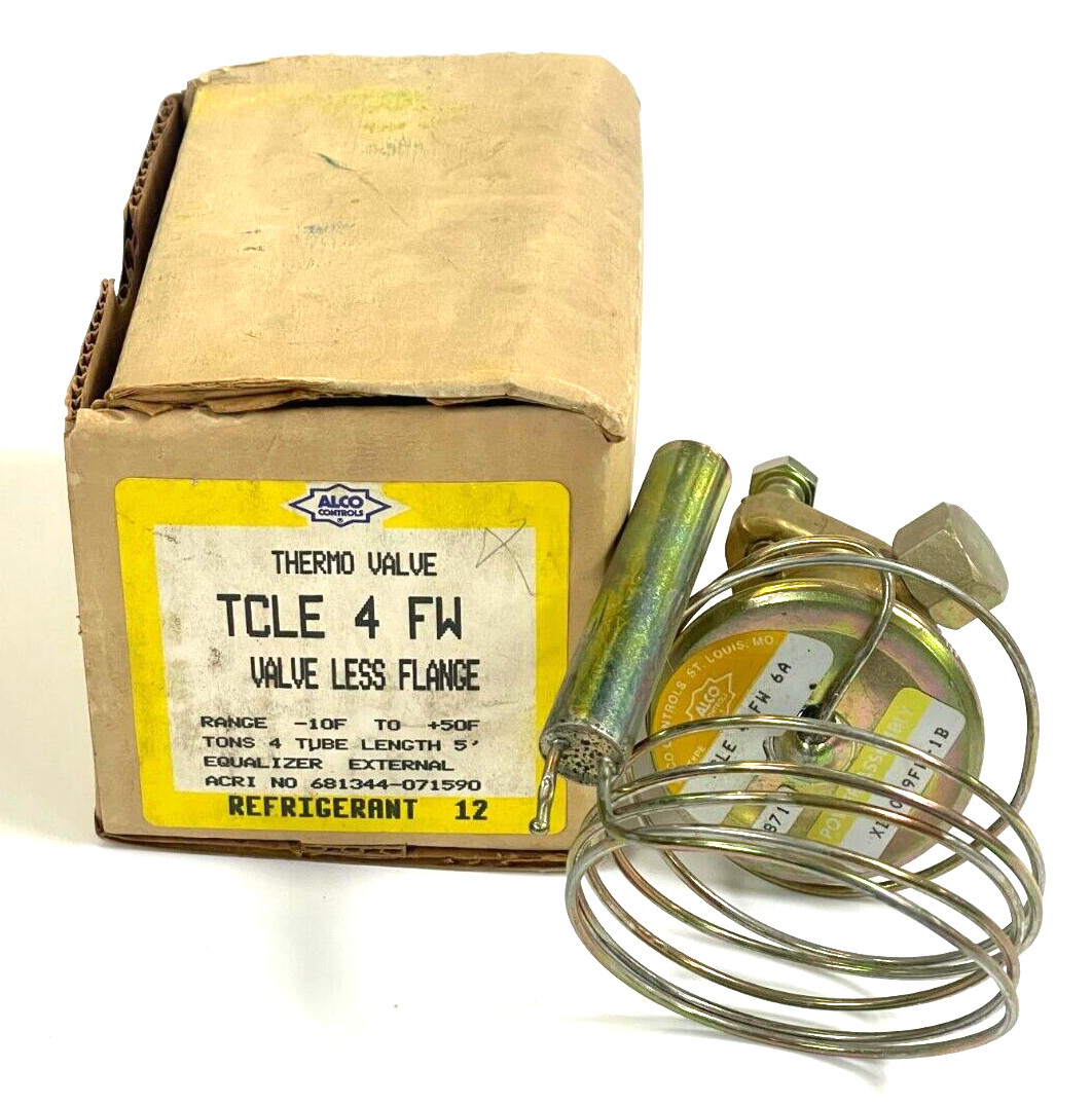 ALCO CONTROLS THERMO VALVE TCLE 4 FW 4 TON CAPACITY