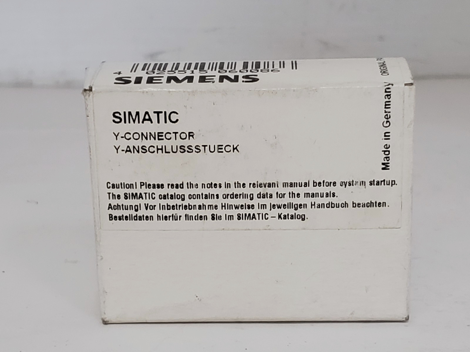 SIEMENS 6ES7 194-1KA01-0XA0 Y-CONNECTOR SIMATIC DP MALE/2 FEMALE CONNECTOR NIB