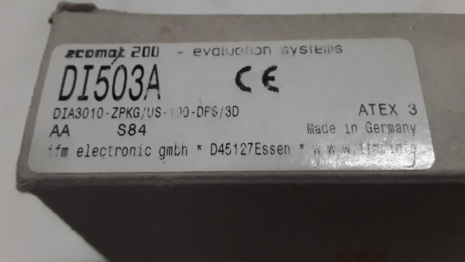 Efector DI503A DIA3010-ZPKG/US-100-DPS/3D/5S New NIB read description