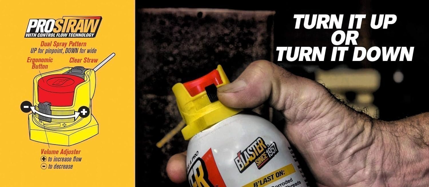 B’laster – PB-DS Rust Free Penetrating Catalyst, Includes B InLaster ProStraw…