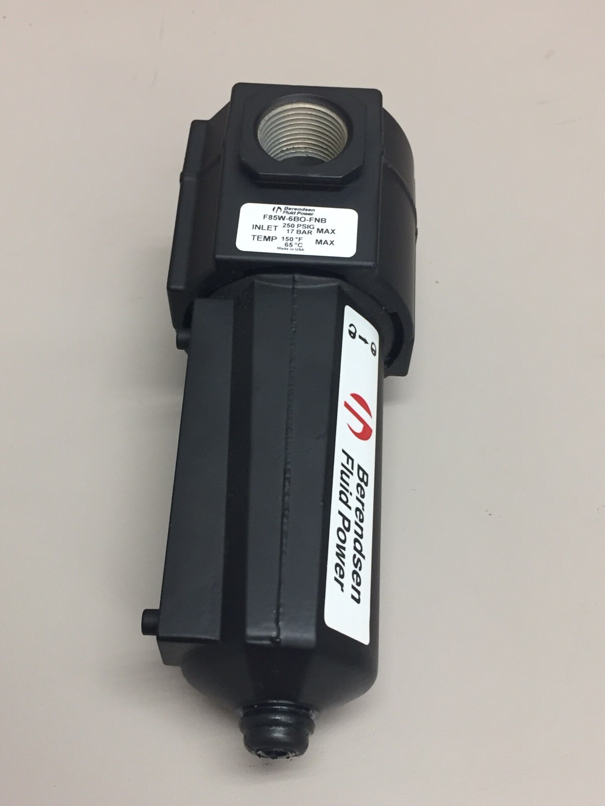 BERENDSEN FLUID POWER F85W-6BO-FNB FILTER
