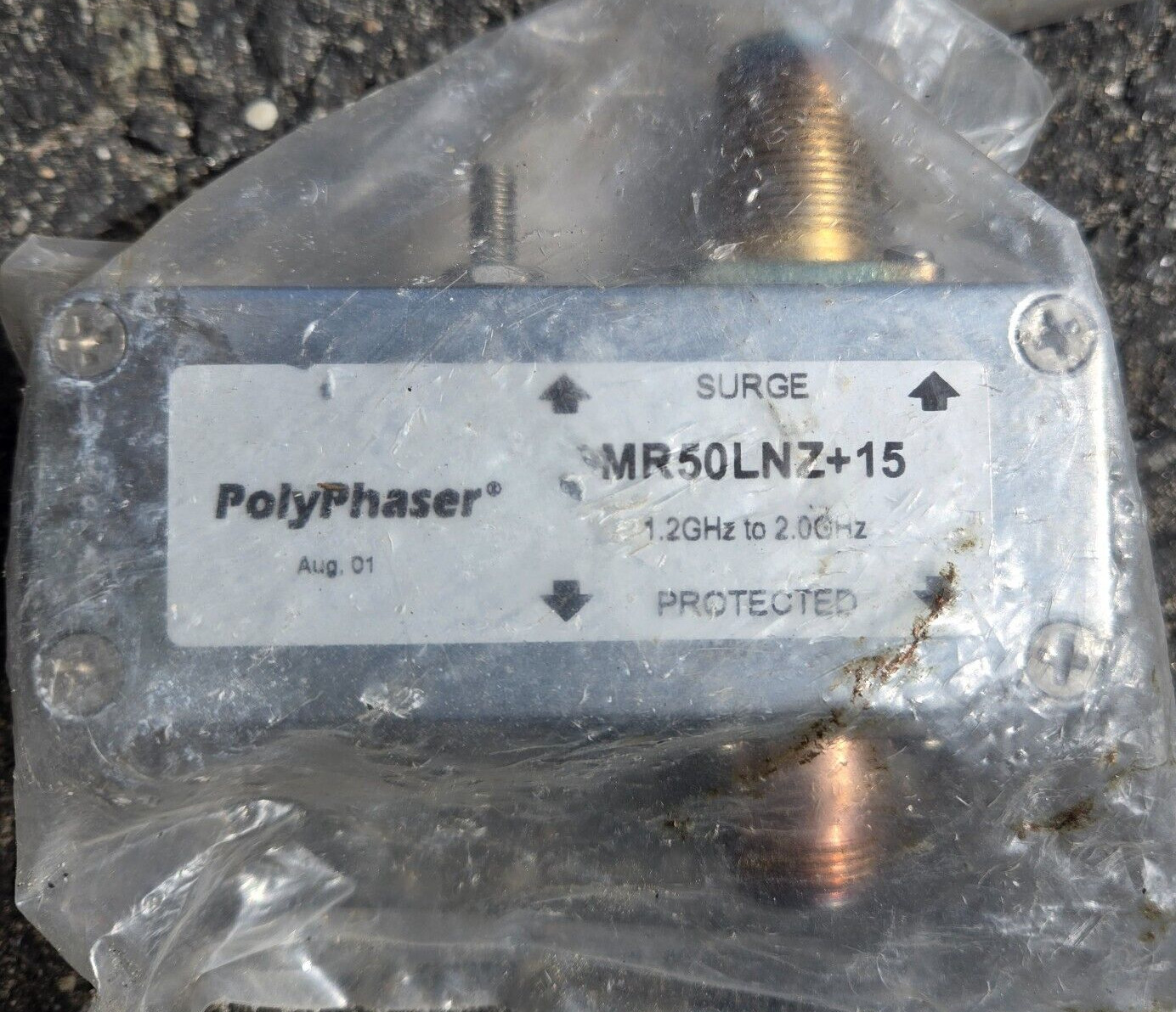 New Polyphaser MR50LNZ+15 1.2-2.0 GHz Type N Female / Type N Female