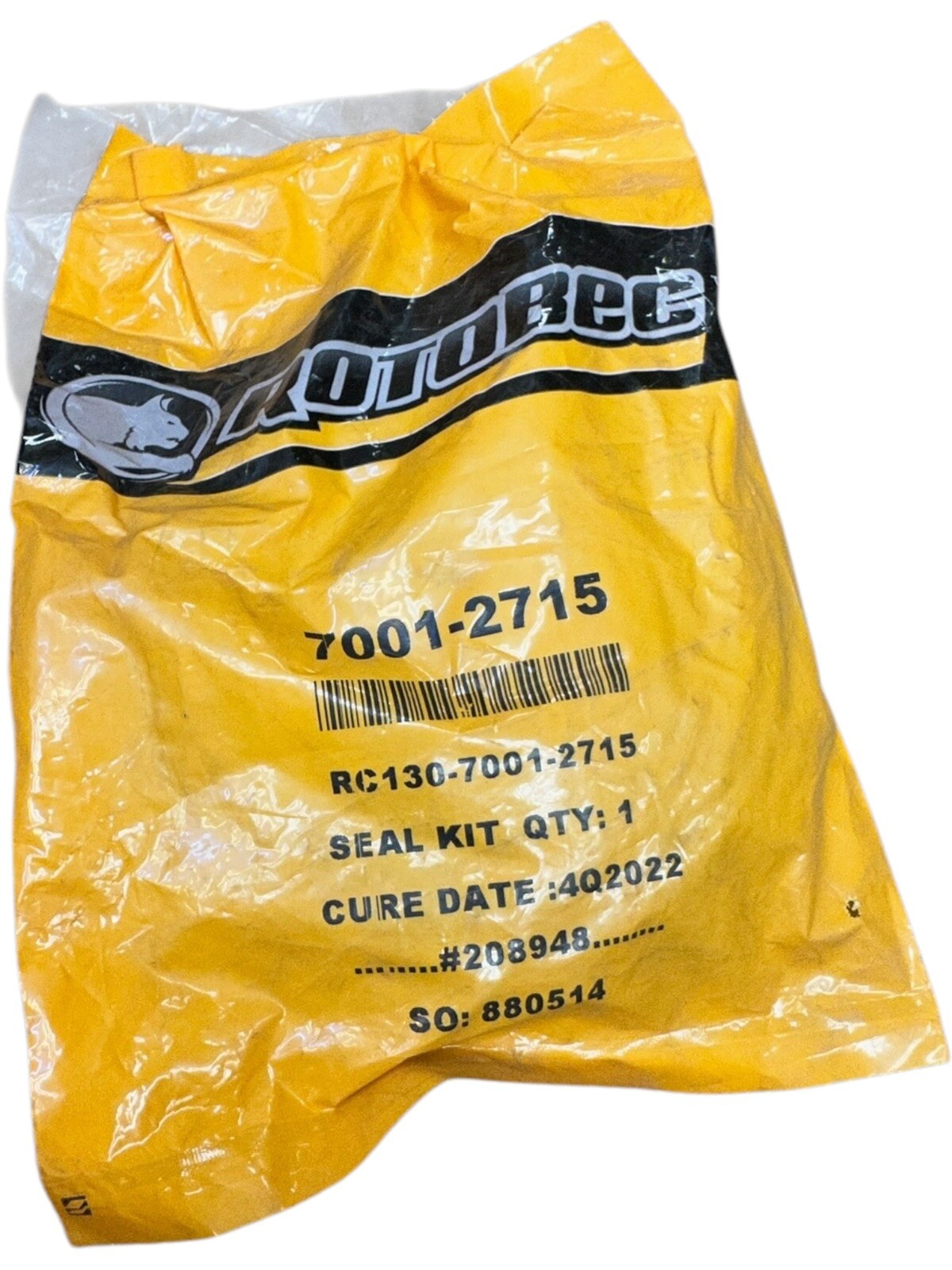 Rotabec 7001-2715, RC130-7001-2715 Seal Kit **SALE**
