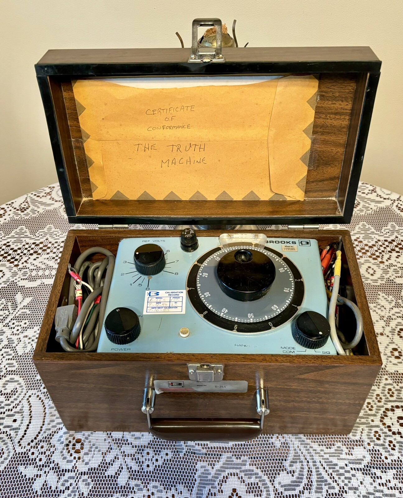 BROOKS INSTRUMENT DIVISION 7790B1 Signal Converter Calibrator In Case