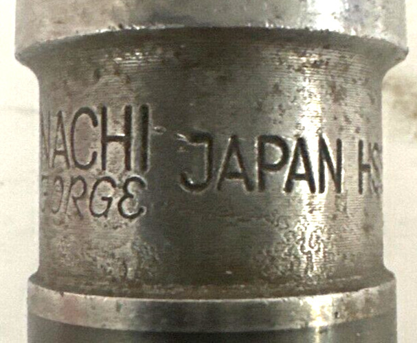 NACHI FORGE DRILL BIT 2-SPIRAL FLUTE OAL: 8-3/4″ SHANK LENGTH: 3/4″