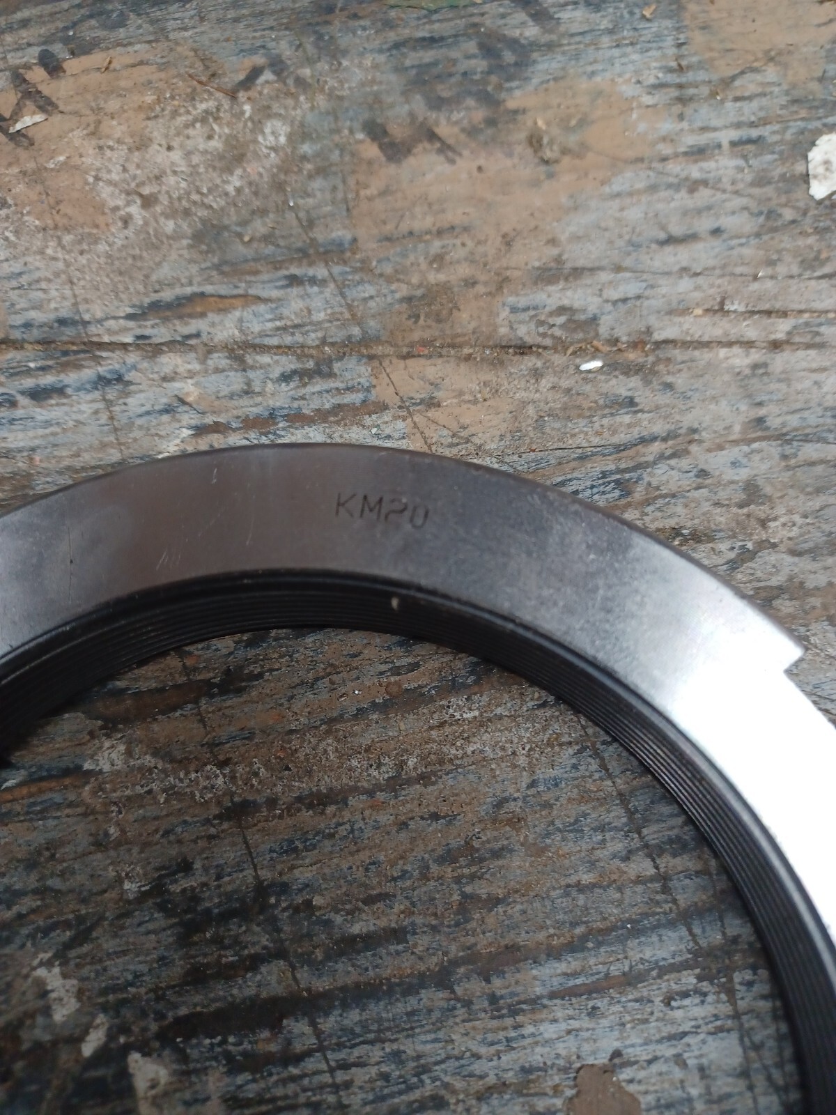 SKF KM20 Bearing Lock Nut M100 x 2.0 Thread Size 5-1/8″ OD KM-20