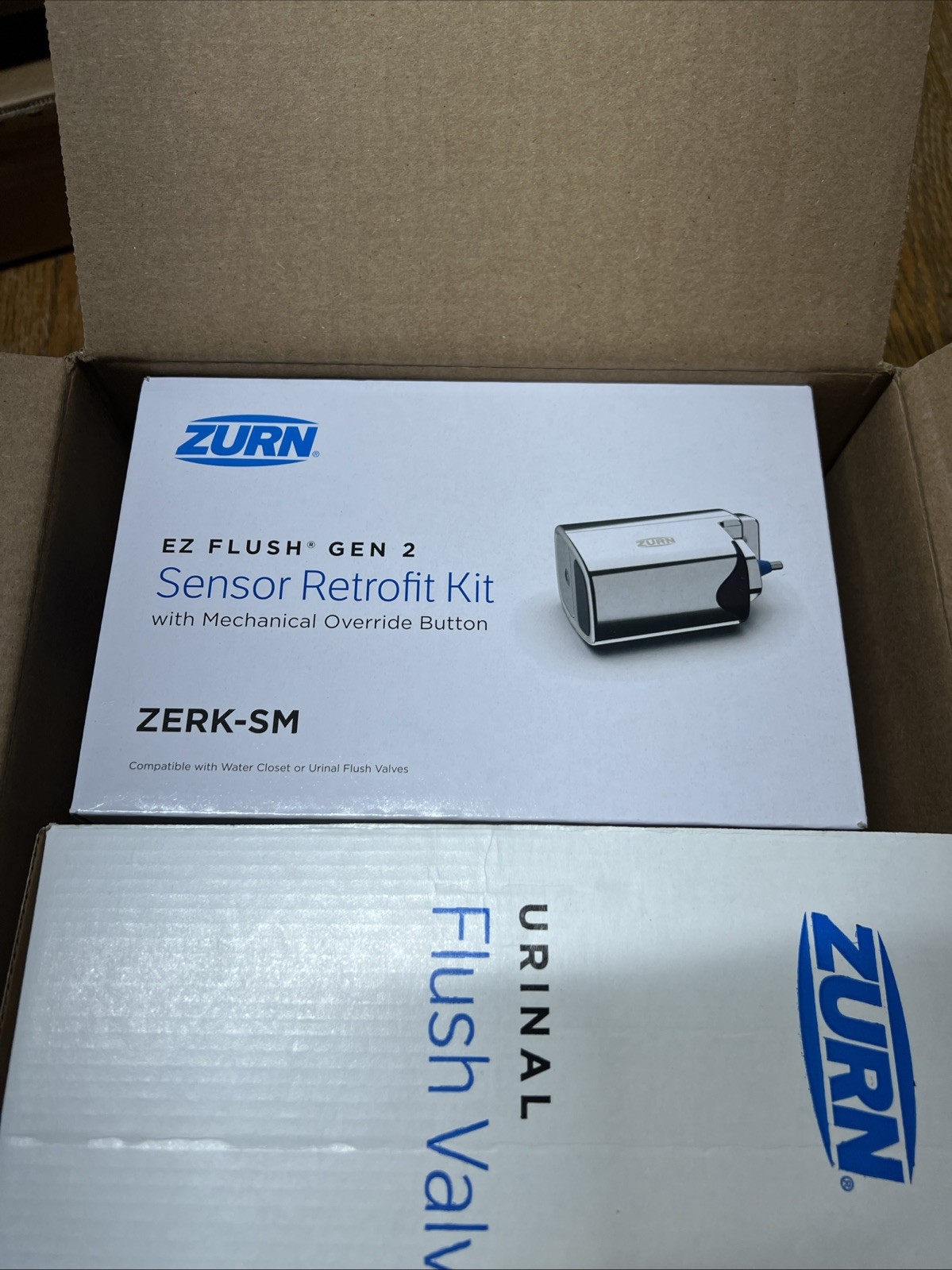 Zurn ZER6003AV-ULF-SM AquaSense 0.125 GPF Sensor Flush Valve