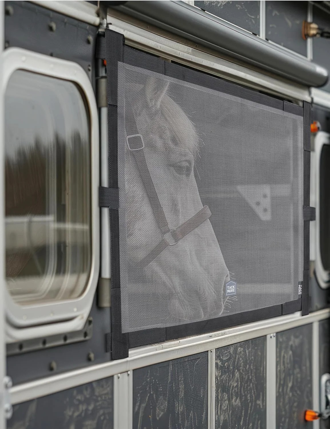 Tackmore Horse Trailer Window Screen Mesh Trailer Safety Bar Window Screen with