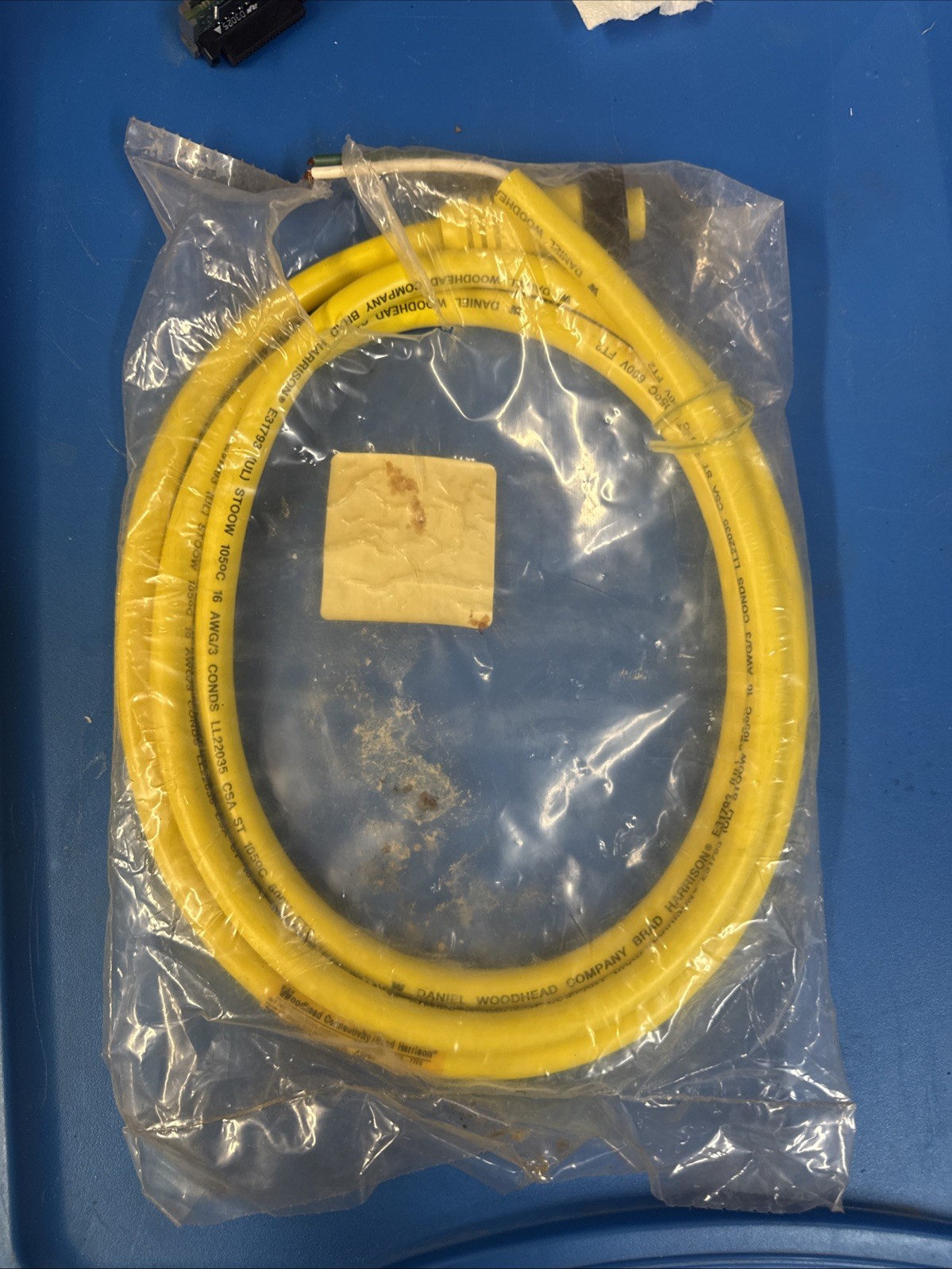 BRAD HARRISON 40902 MINI CHANGE CORDSET 3P FEMALE 6′ 16-3 PVC CORD NEW