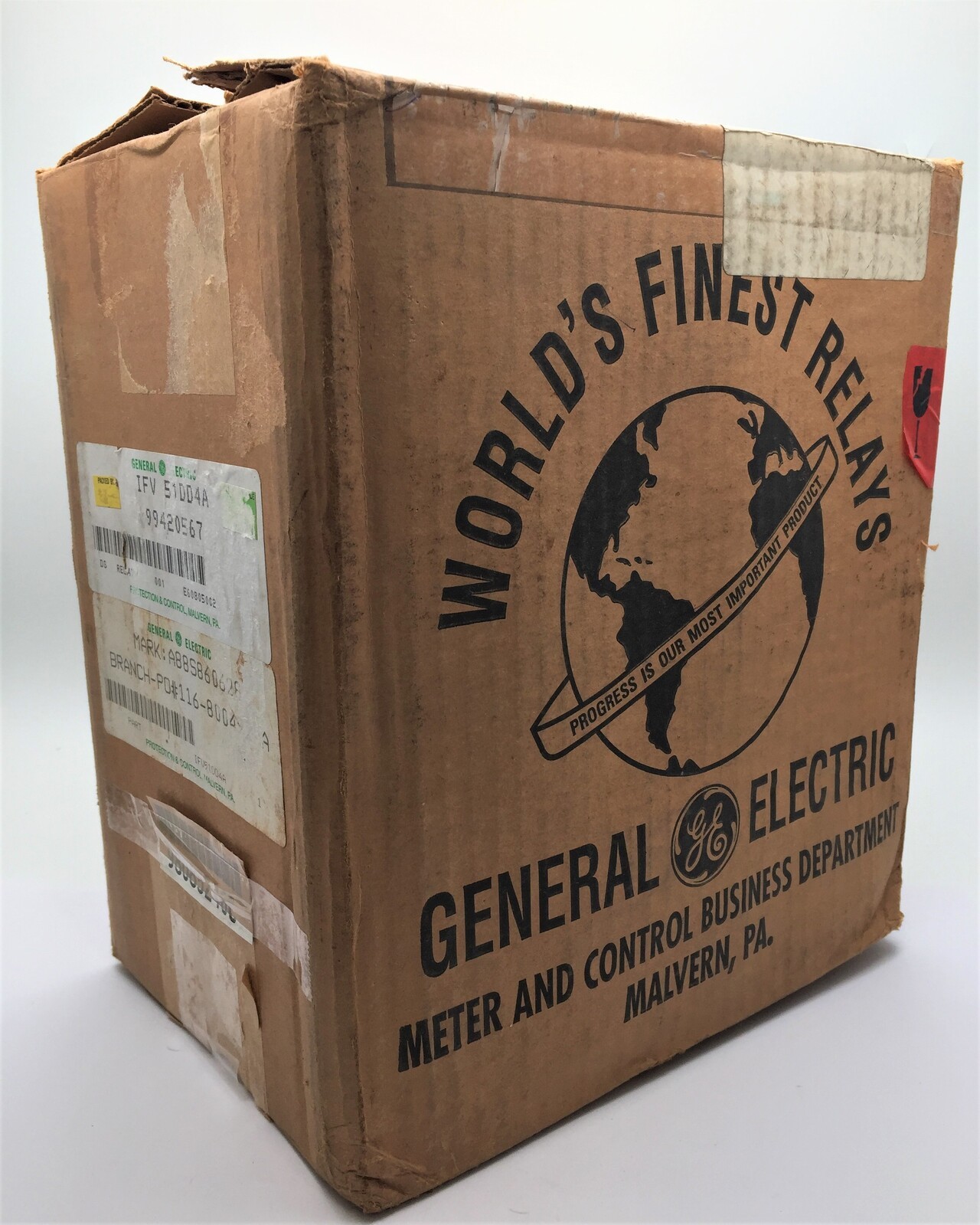 GE 12IFV51DD4A Time Overvoltage Relay General Electric