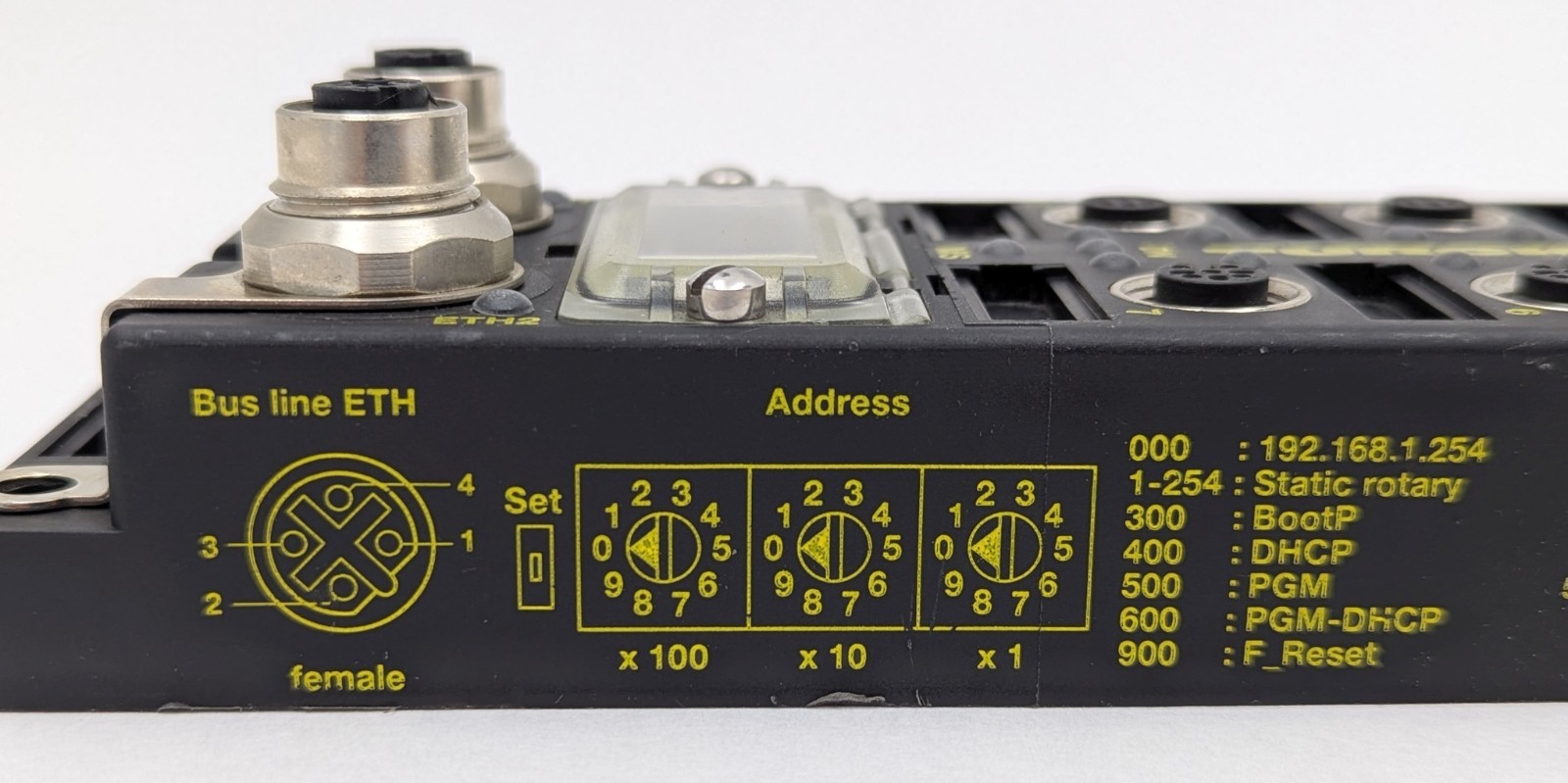 Turck FXEN-IM16-0001-IP-DN Compact Fieldbus I/O Module for Ethernet/IP DeviceNet