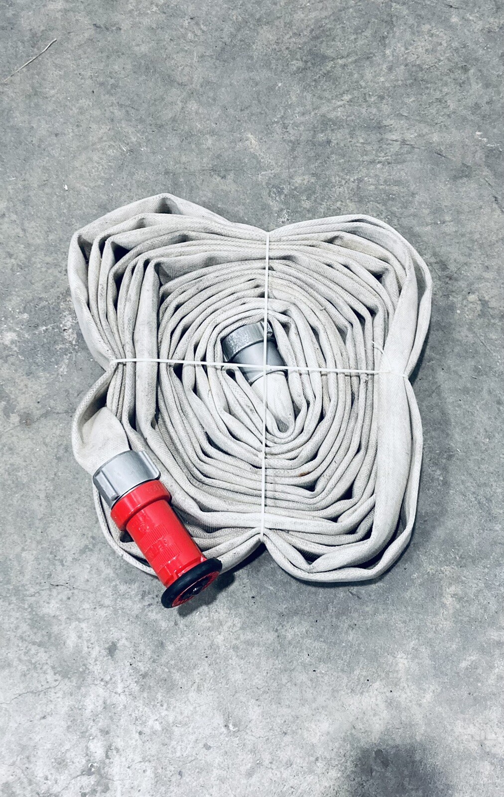 LOT OF 3 FOREST-LITE (2) 50-FT / (1) 100-FT FIRE EXTINGUISHING HOSES
