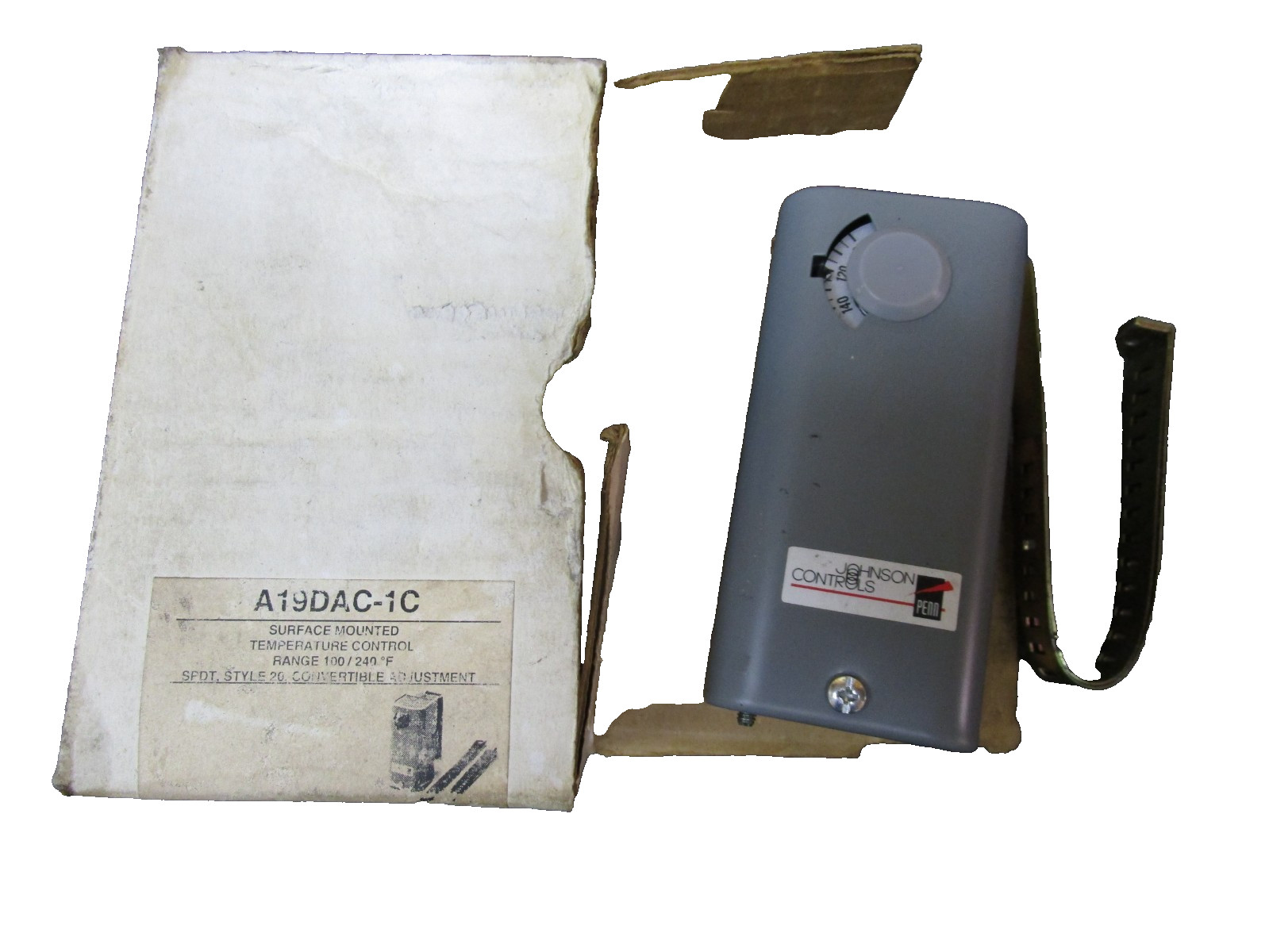 Johnson Controls A19DAC-1C Mounted Temperature Control Range 100/240° F
