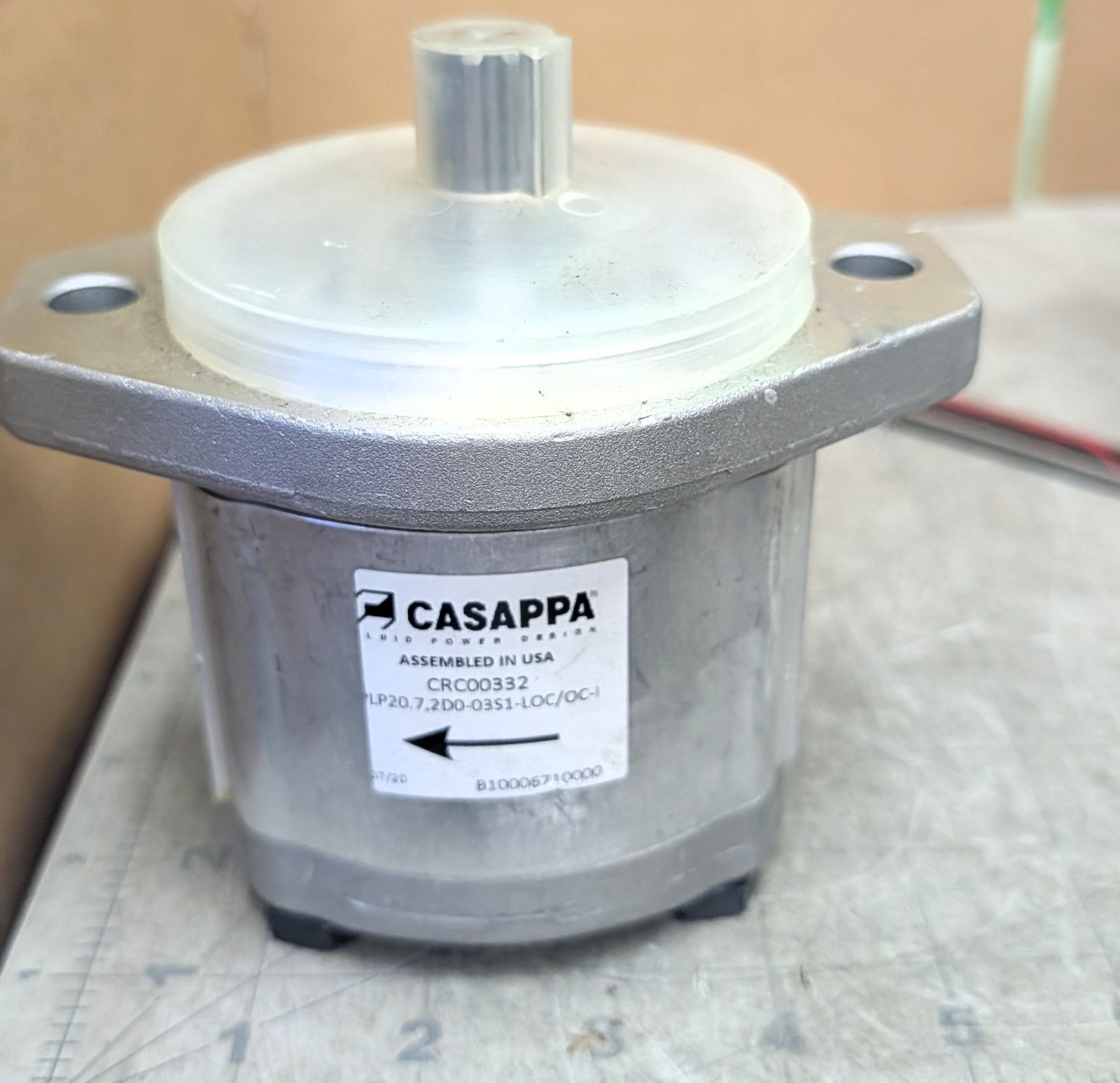 Casappa Gear Pump For Electro-Hydraulic Fan Drive Systems PLP20.7 [C4S3]#3