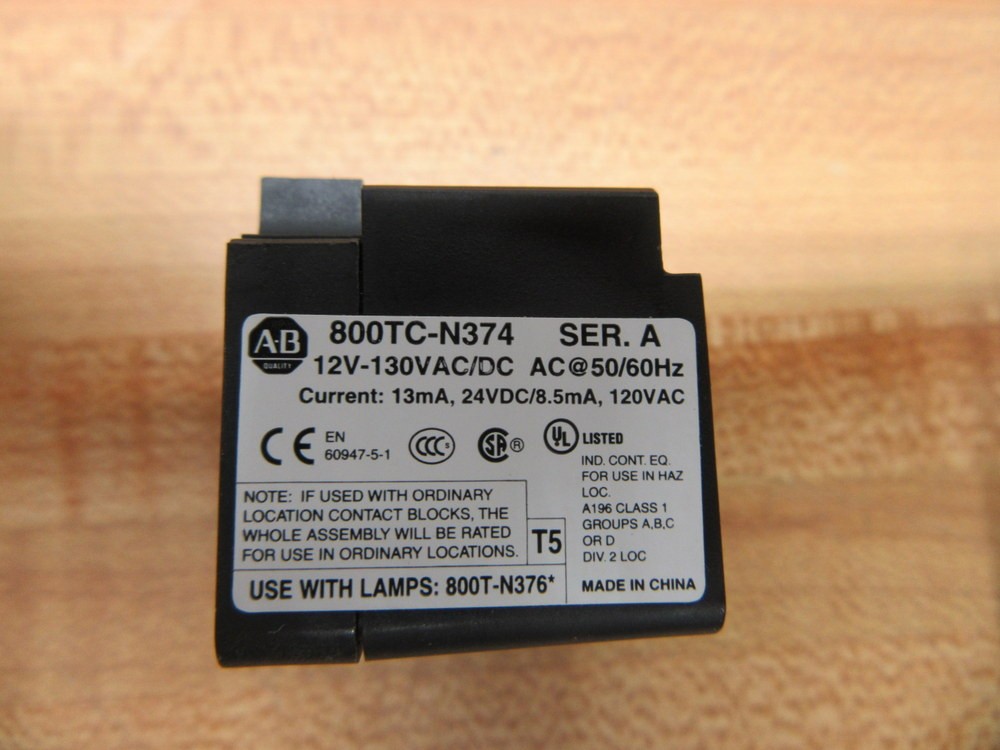 Allen Bradley 800TC-N374 Led Module 800TCN374 W/Screws