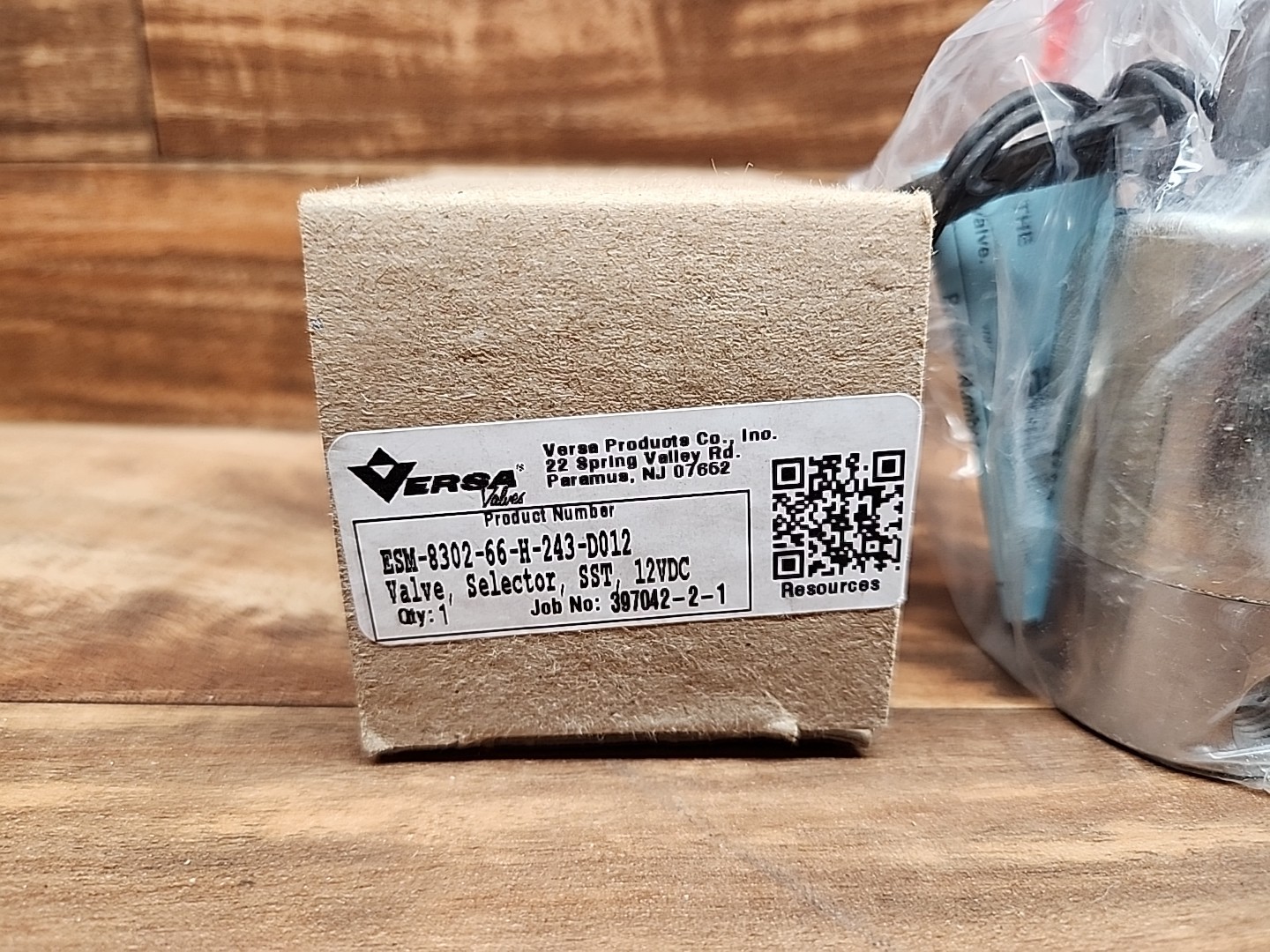 Versa VALVE SELECTOR ESM-8202-66-H-243-D012 Pneumatic Directional Valve 12v DC
