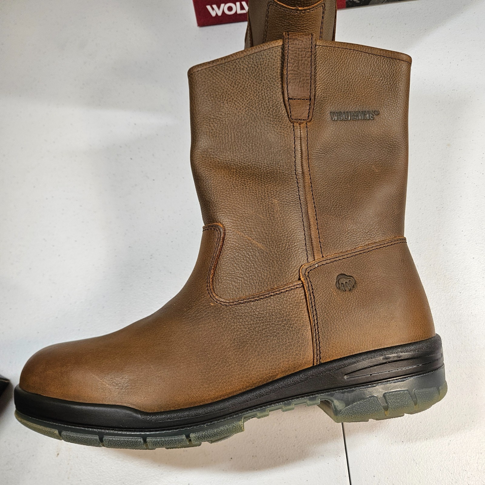 Wolverine Men’s Steel Toe W03258 DuraShocks Wellington Stone 13 M New