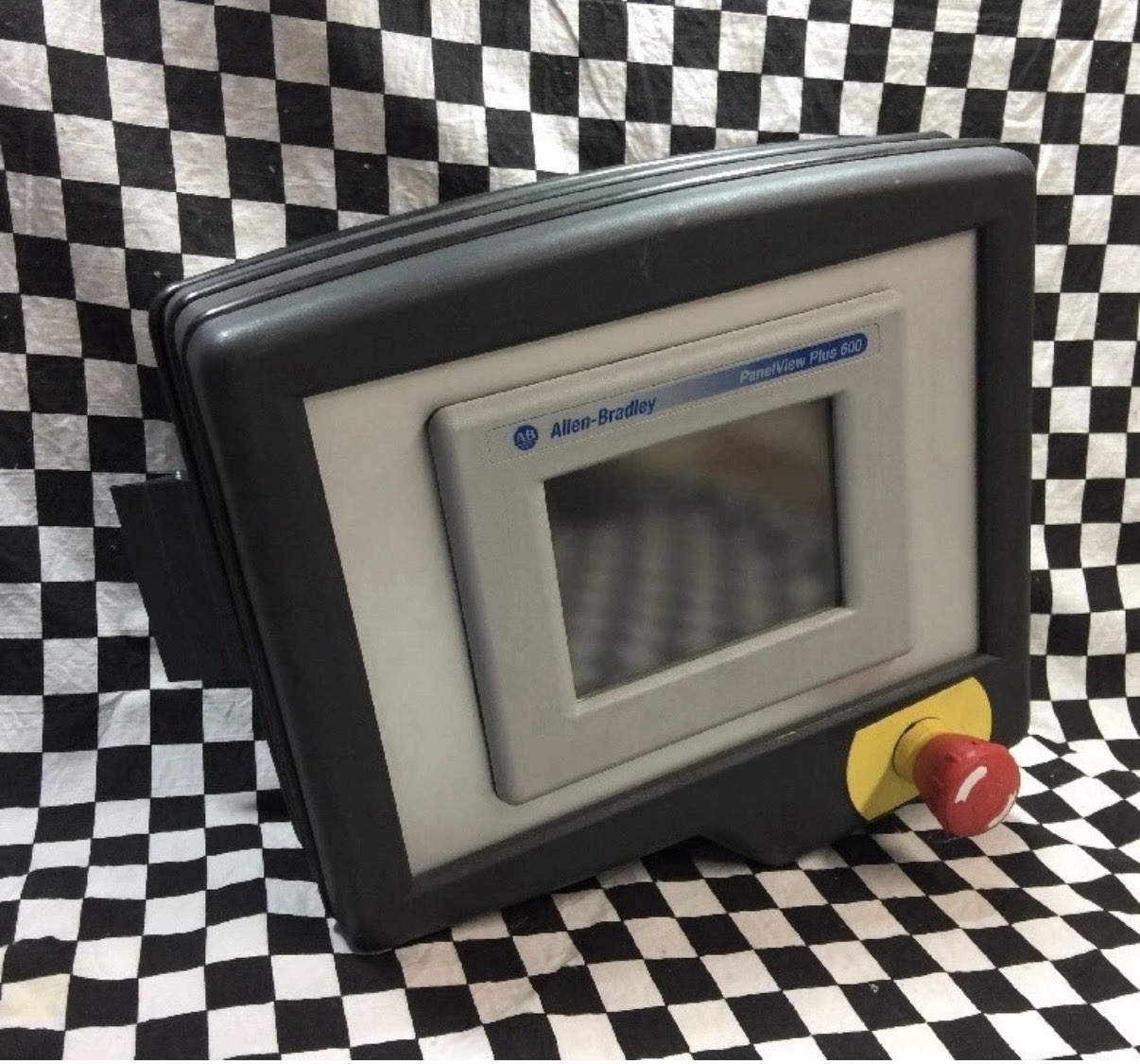 PANEL VIEW PLUS 600, 2711P-T6C20D With Enclosure & EMO SHIPSAMEDAY