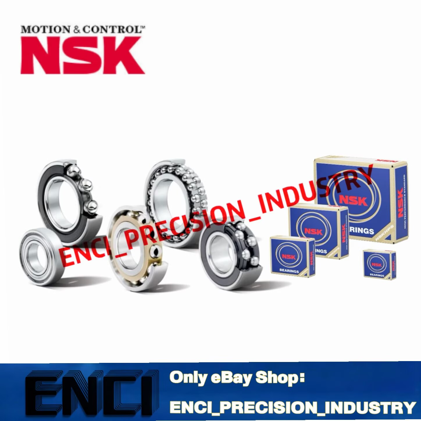 NSK 61901 ZZ Deep Groove Ball Bearings 12x24x6mm