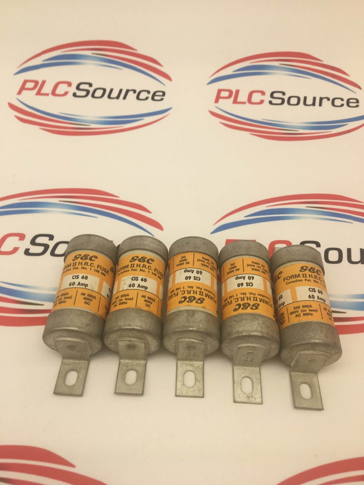 GEC CIS60 60A HRC FUSE LINKS Lot of 5