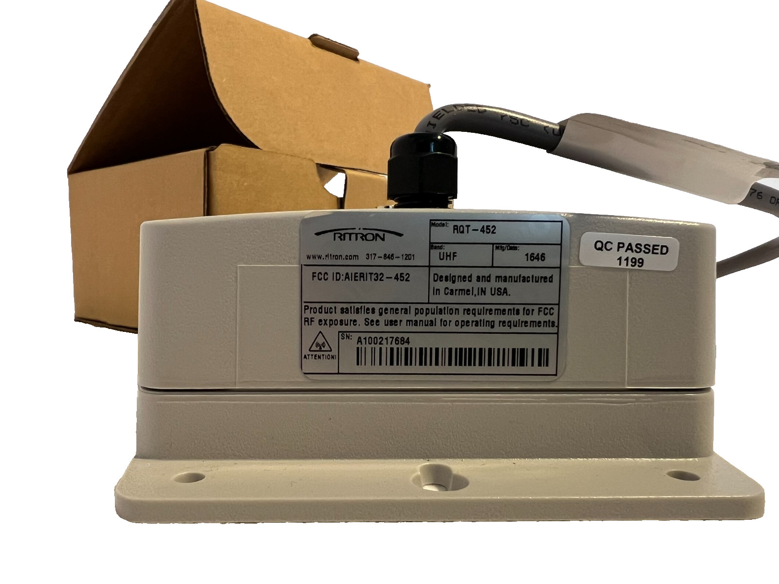 Ritron RQT-452 Quick Talk UHF 2W