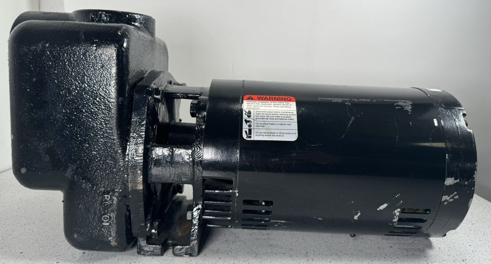 DAYTON PPLTAF23SCG Motor,2 hp, 208-230/460V AC,3 Phase 23AU16 Untested!