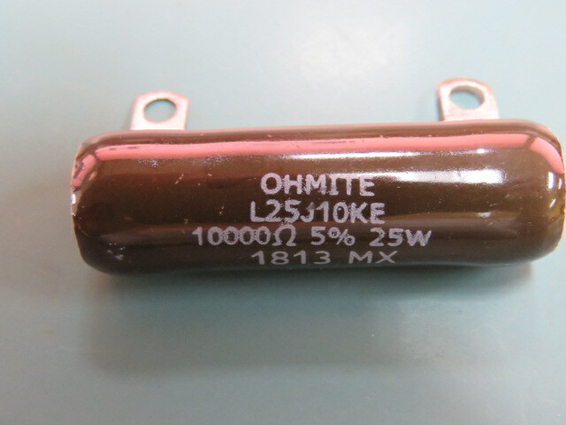OHMITE L25J10KE Qty of 6 per Lot 10 kOhms ±5% 25W Wirewound Chassis Mount Res