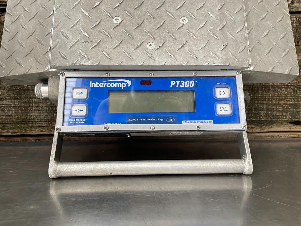 Intercomp PT300 Wheel Load 25,000 Portable Truck Scale *NO POWER* 100128-M