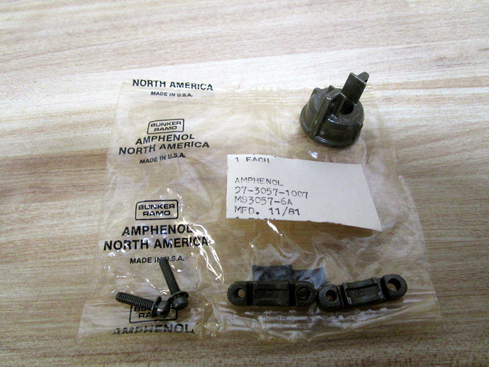 Amphenol 97-3057-1007 Cable Clamp 9730571007 (Pack of 5)