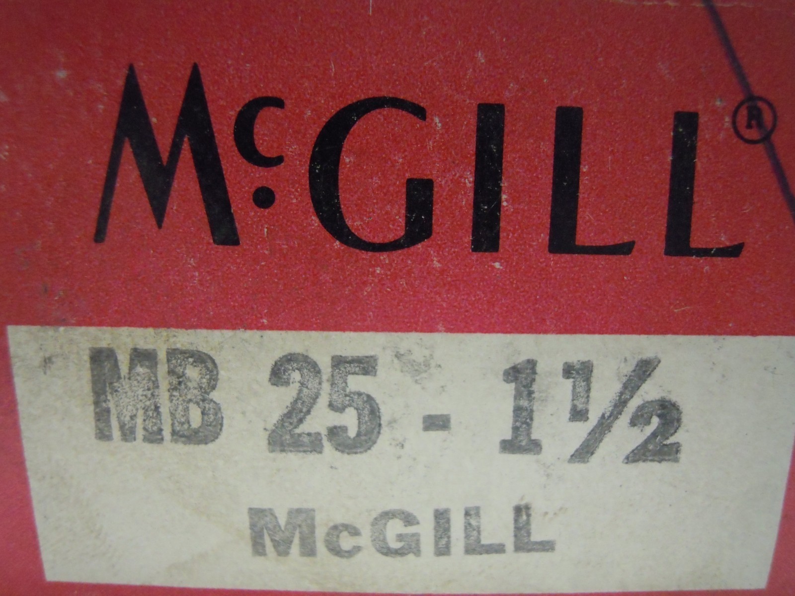 McGILL MB 25 – 1 1/2 BEARING 1-1/2″ BORON ***NEW