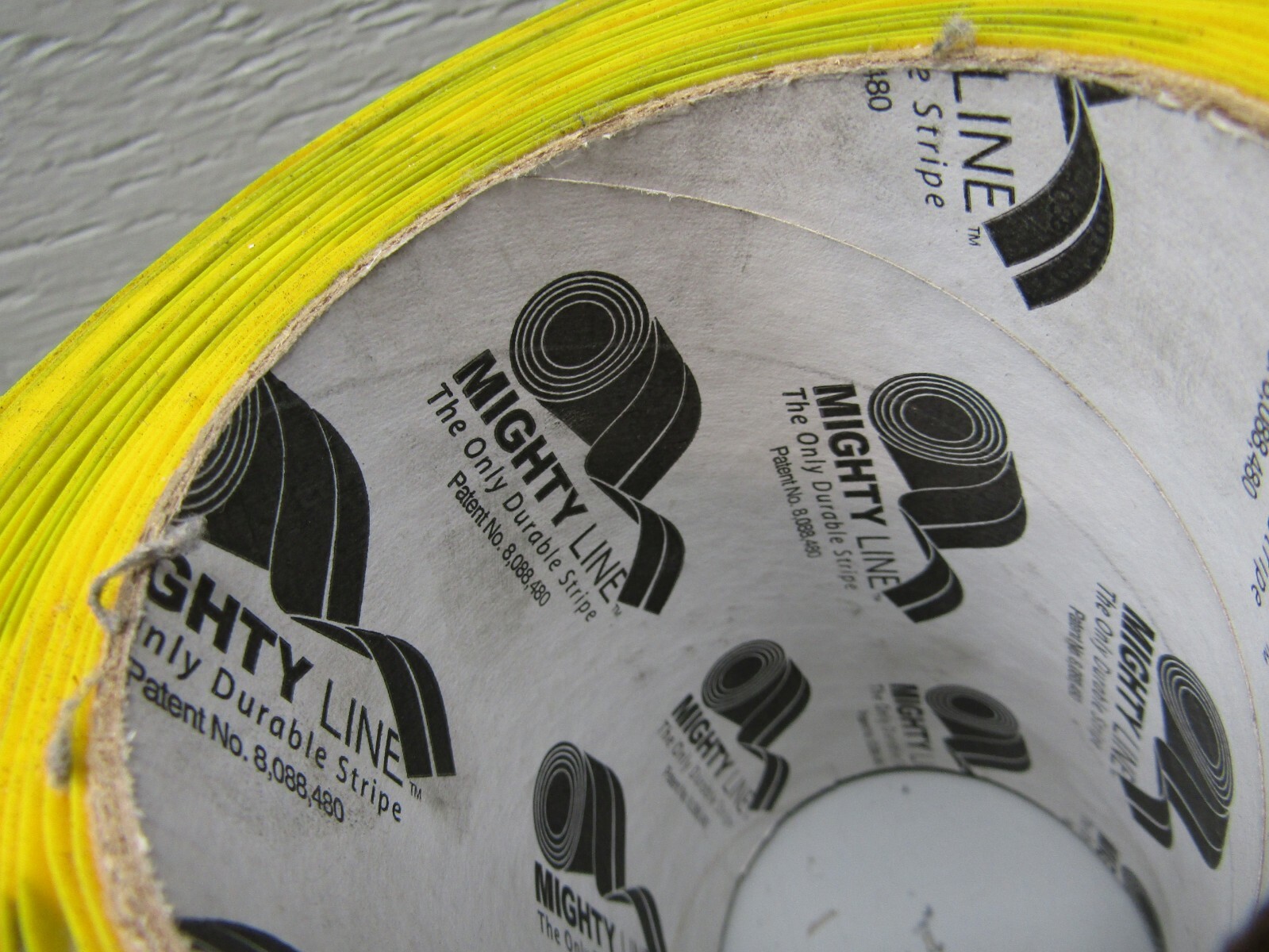 Mighty Line Diagonal Floor Tape 6″ Yellow/Black 30′ +