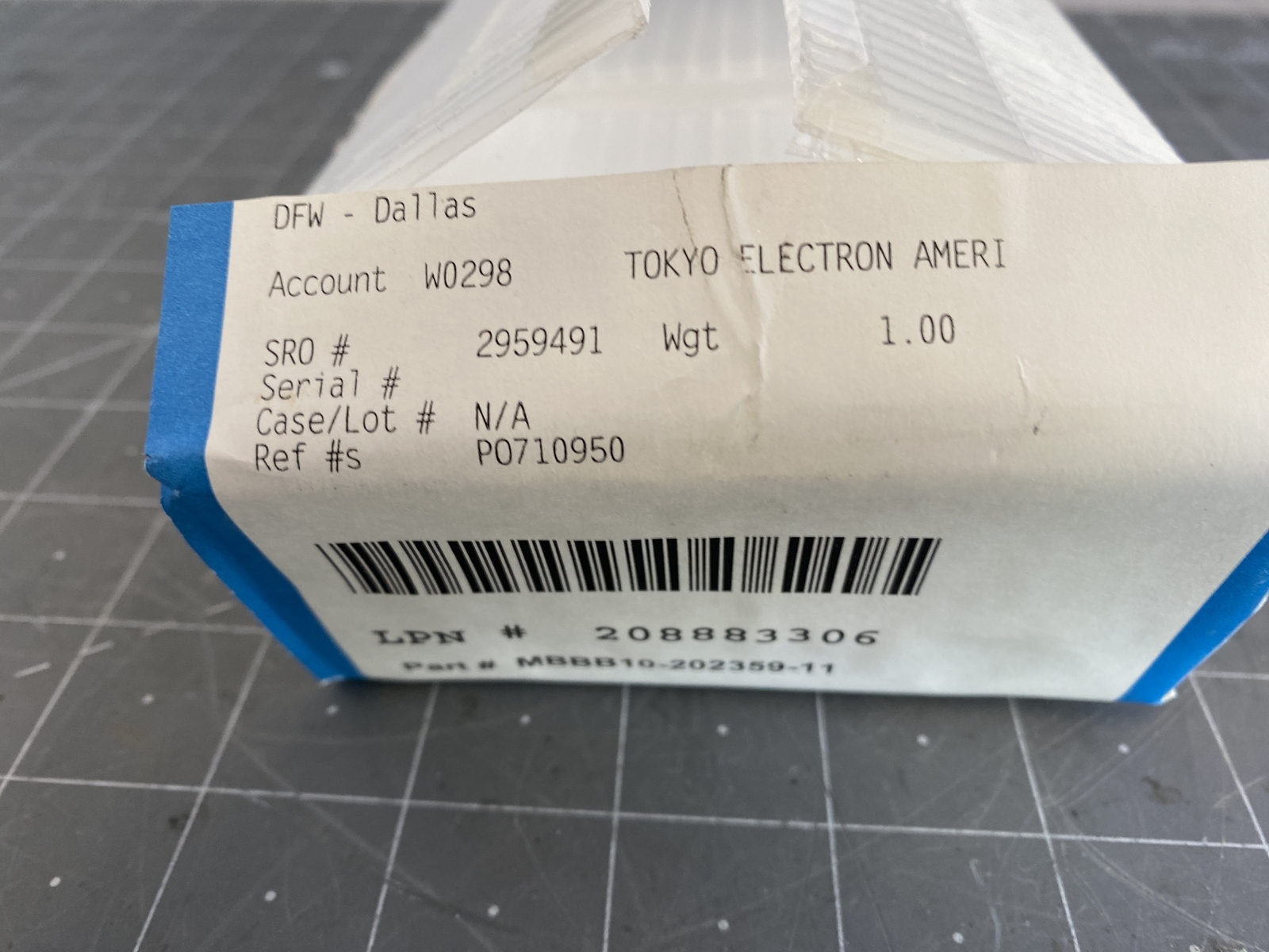 Tokyo Electron/TEL TC-Holder-HT6-Stand-AL203 PN: C4BB10-202359-11