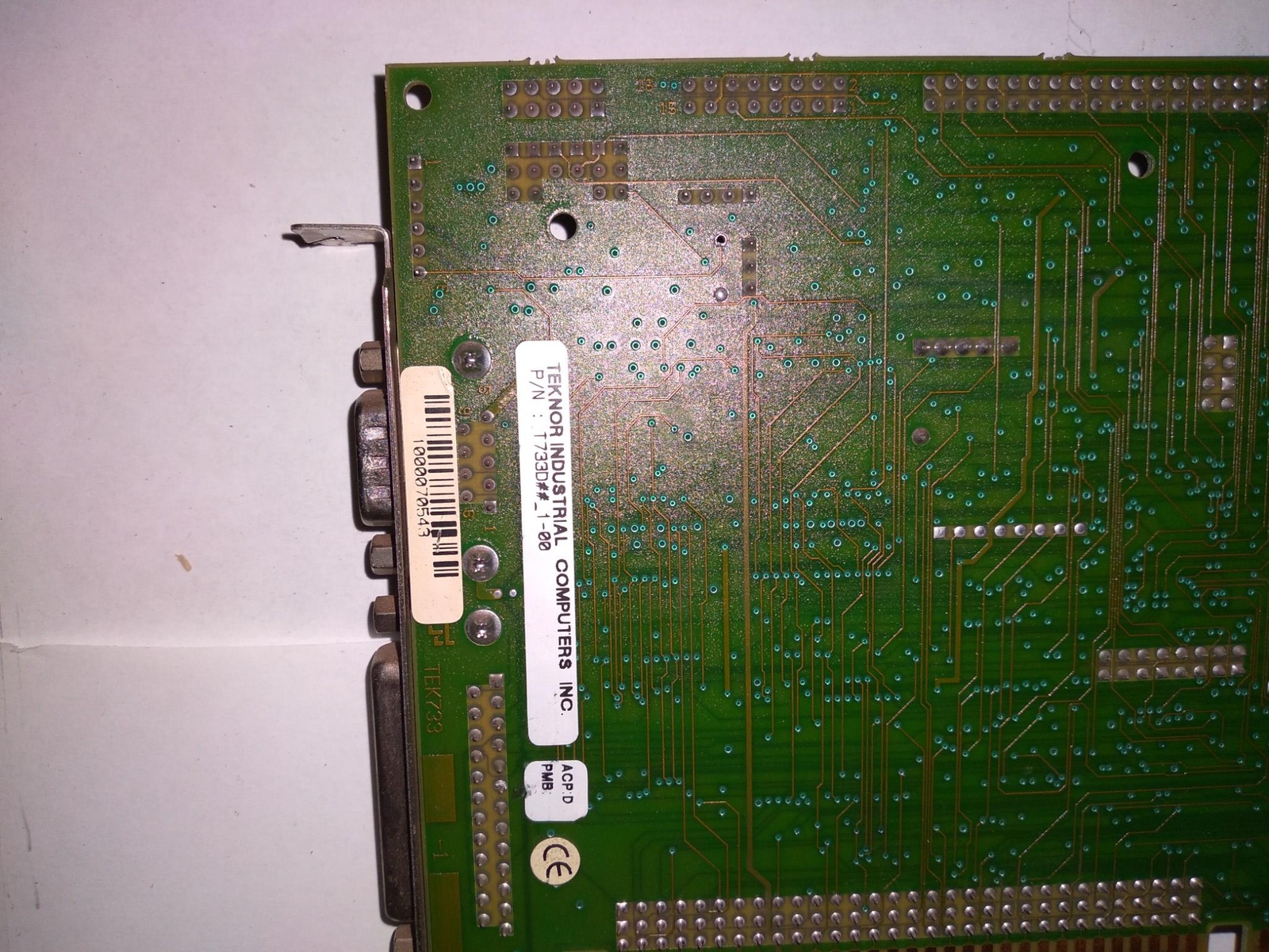 TEKNOR INDUSTRIAL COMPUTERS TEK733